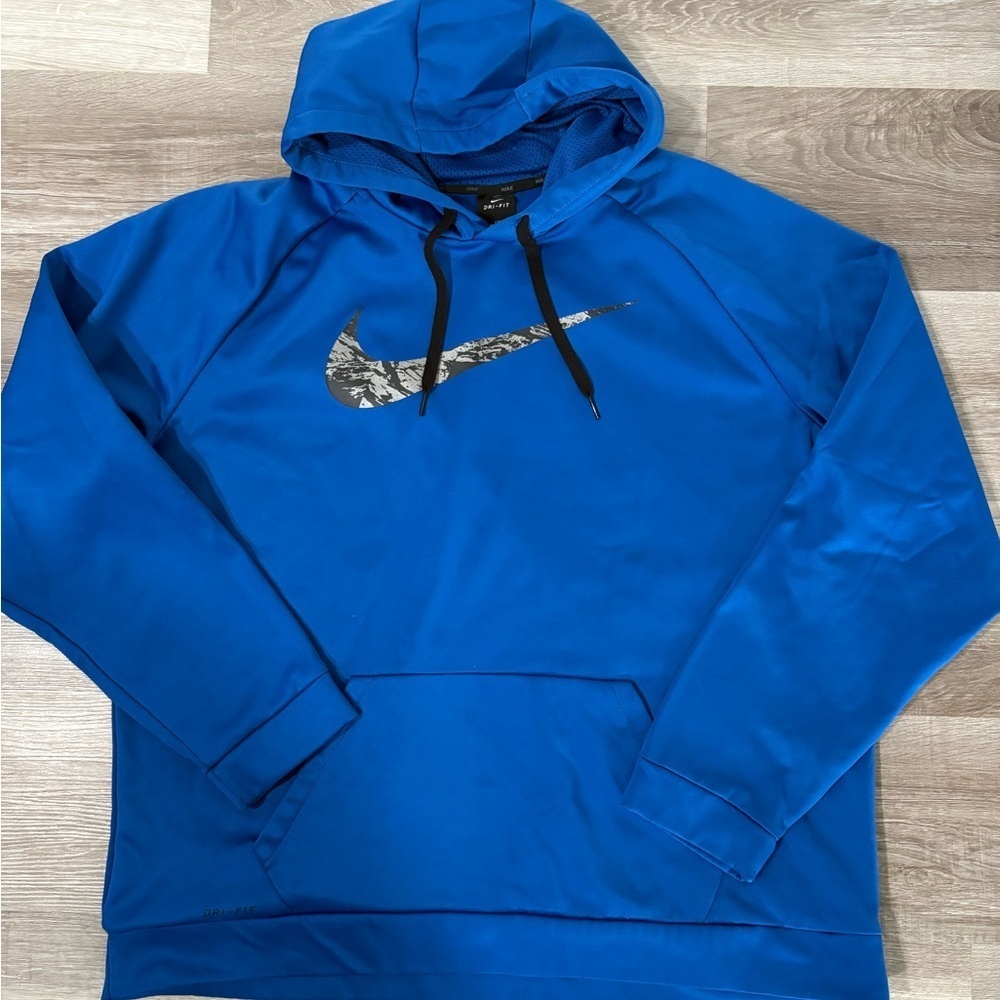 Nike Men's Blue Hoodie